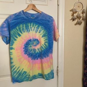 Tie Dye, California t-shirt